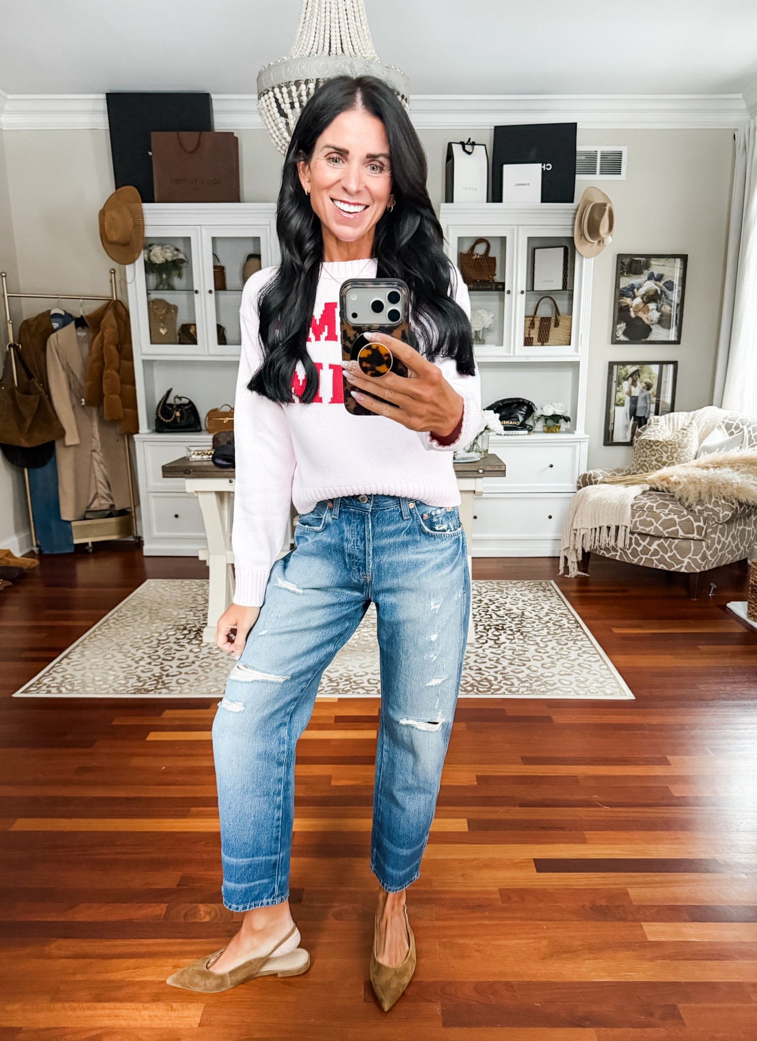 Love this cute sweater for Valentine’s Day small sweater 2 denim 

#LTKootd #LTKSeasonal #LTKFindsUnder50