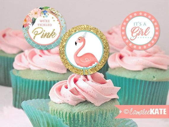 flamingo baby shower theme