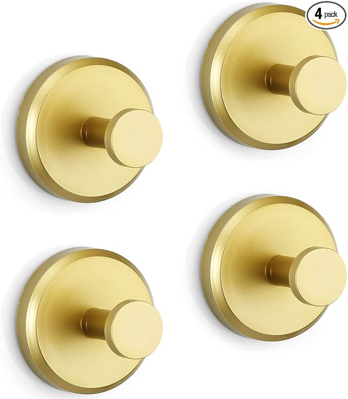 HOME SO Suction Cup Hooks for Shower, Bathroom, Kitchen, Glass Door, Mirror, Tile – Loofah, Tow... | Amazon (US)