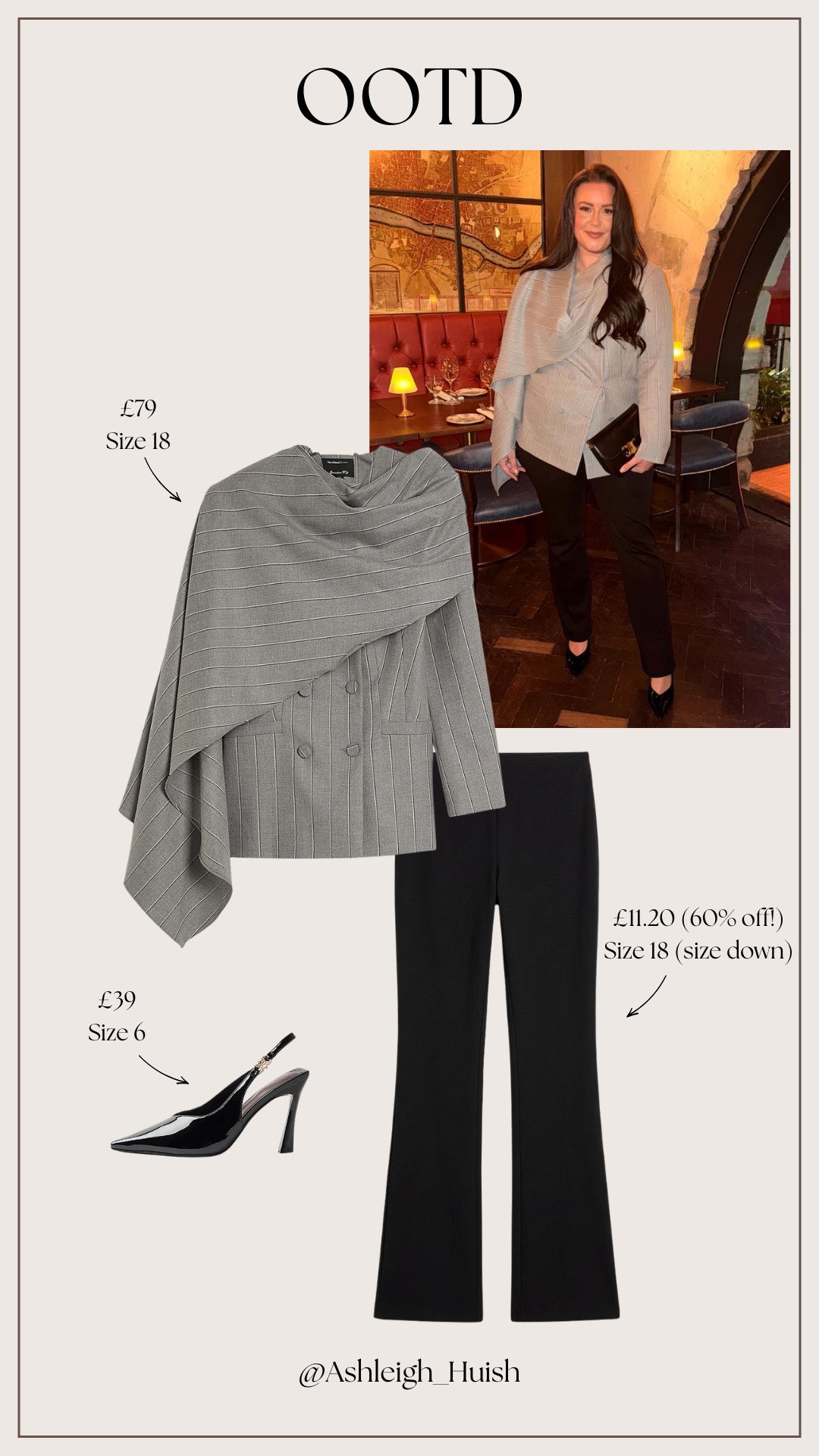 OOTD from this week 
River Island, ASOS, Asymmetric Tailoring, Flared Trousers, Night Out Outfit, Blazer, Kitten Heel, Partywear 

 #LTKuk #LTKeurope #LTKpartywear