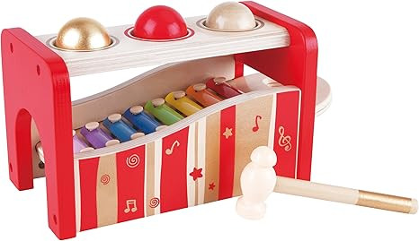 Hape - Pound and Tap Bench Music Set 30th Anniversary - 2016 LIMITED EDITION, 12 months to 144 mo... | Amazon (US)