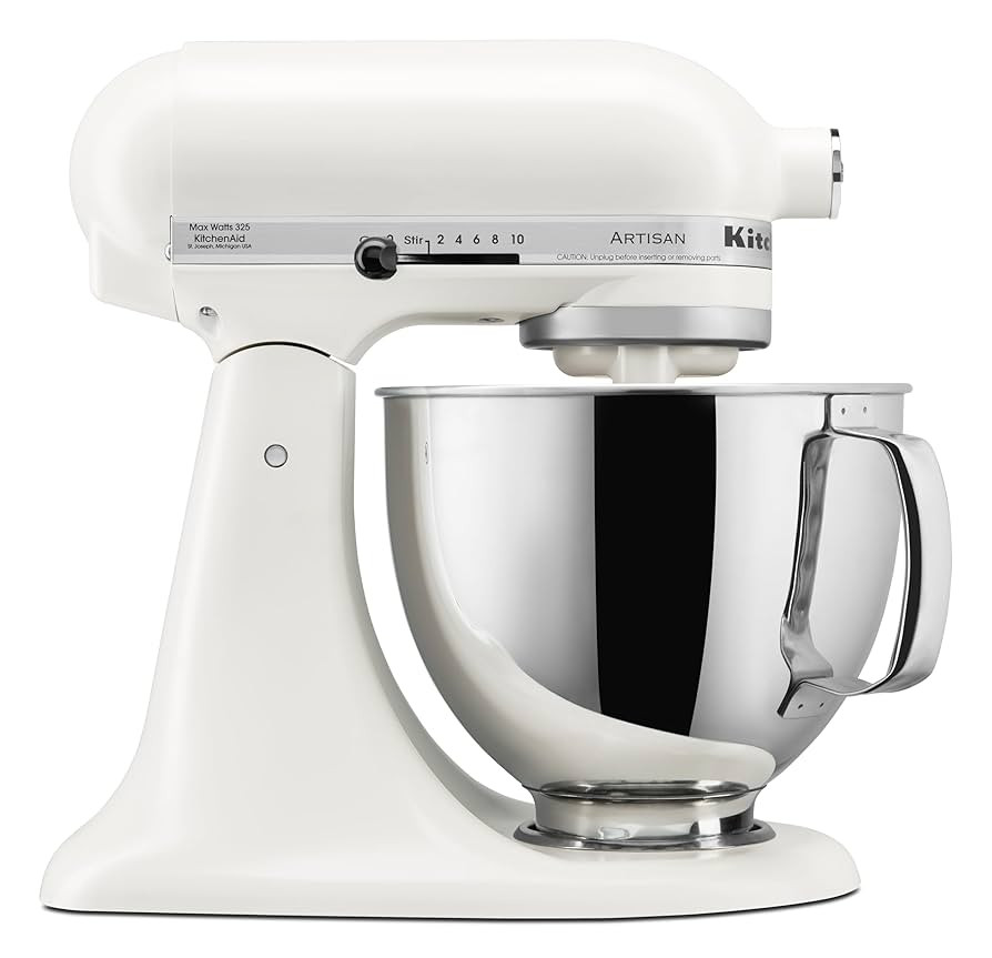 KitchenAid Artisan Series 5 Quart Tilt Head Stand Mixer, Porcelain | Amazon (US)