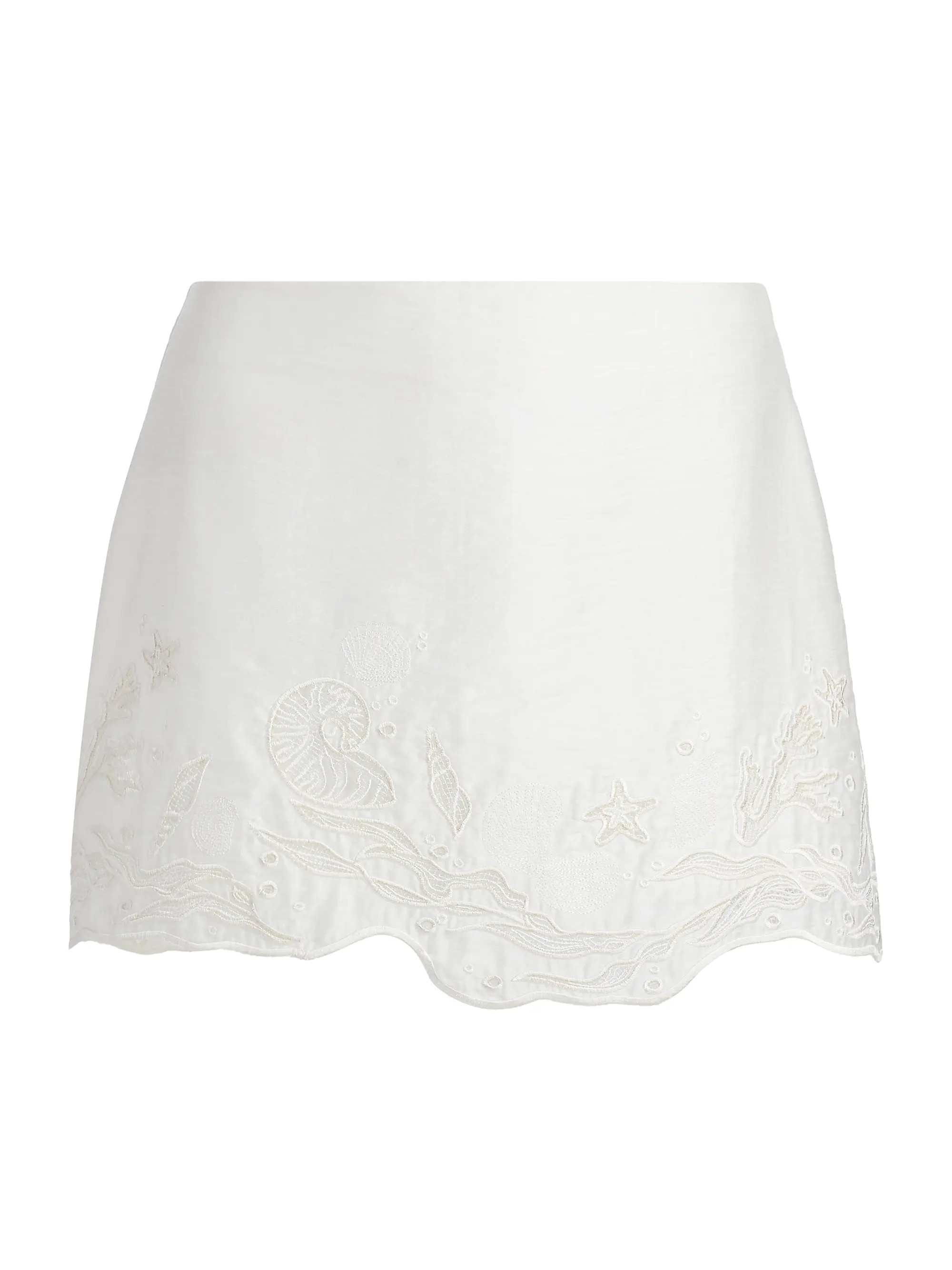 Ottile Embroidered Miniskirt | Saks Fifth Avenue