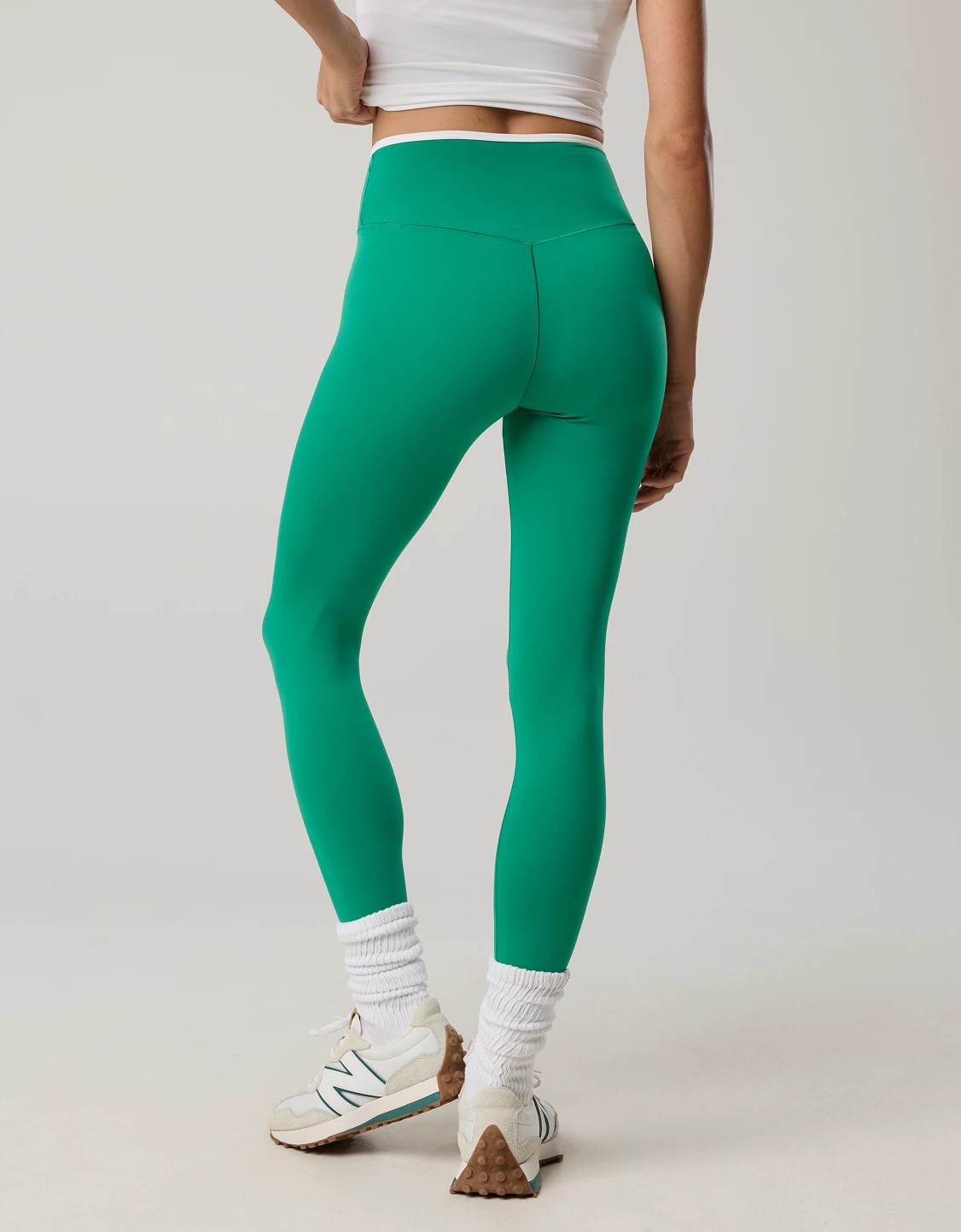 OFFLINE By Aerie Real Me Tipped High Waisted Crossover Legging | American Eagle Outfitters (US & CA)