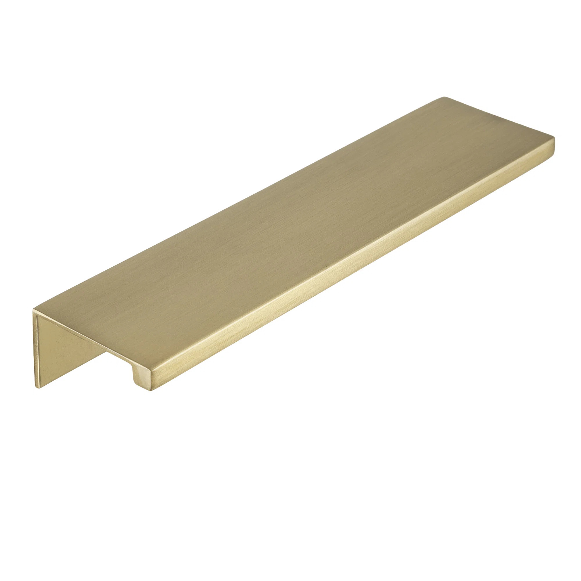 Ethan 4" Satin Brass Edge Pull | Wayfair North America