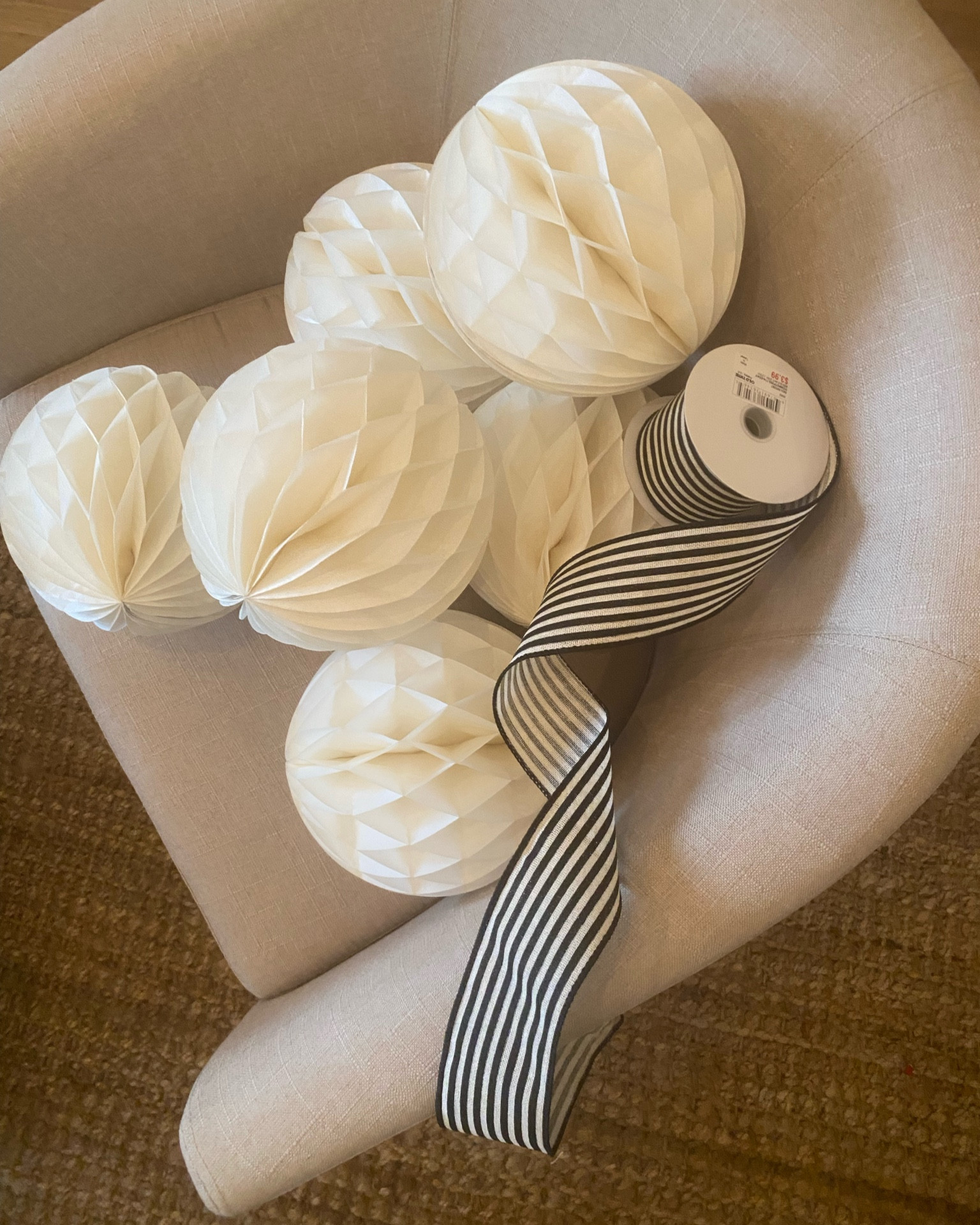 These 8” Paper Honeycomb Balls are my find of the season! They are HUGE and are a fraction of the price of other paper ornaments  

#LTKHoliday #LTKhome #LTKSeasonal