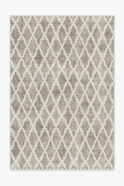 Soraya Trellis Ash Grey Rug | Ruggable