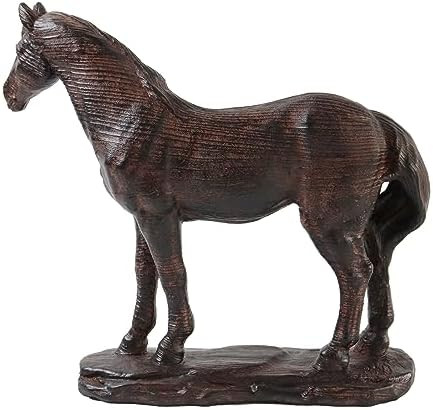 Hymmah Hourse Statue Home Decor Rustic Home Decorations for Living Room, Boho Sculpture Resin Ani... | Amazon (US)