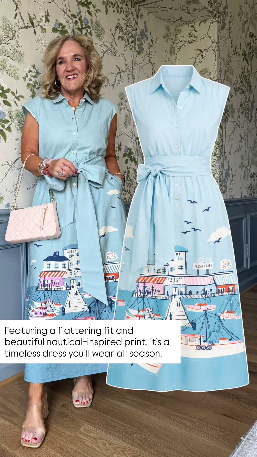 This dress is absolutely stunning! The beautiful sailboat print makes it such a standout piece for summer, whether you’re headed to a wedding, vacation, brunch, or a special event. Even better, Talbots is offering 20% off with code JUNE20, so it’s the perfect time to grab it!

Sizing:
 • Dress: Medium / 8

💡 LTK MADE EASY
❤️ Heart = Support my posts!
🔖 Save = Get sale & restock alerts
📋 Lists = Keep favorites organized
📲 Share = Send lists and products to a friend. Hello, Christmas List!
💬 Comment = Ask me anything about sizing or fit. :-)

#LTKootd #LTKWedding #LTKSaleAlert