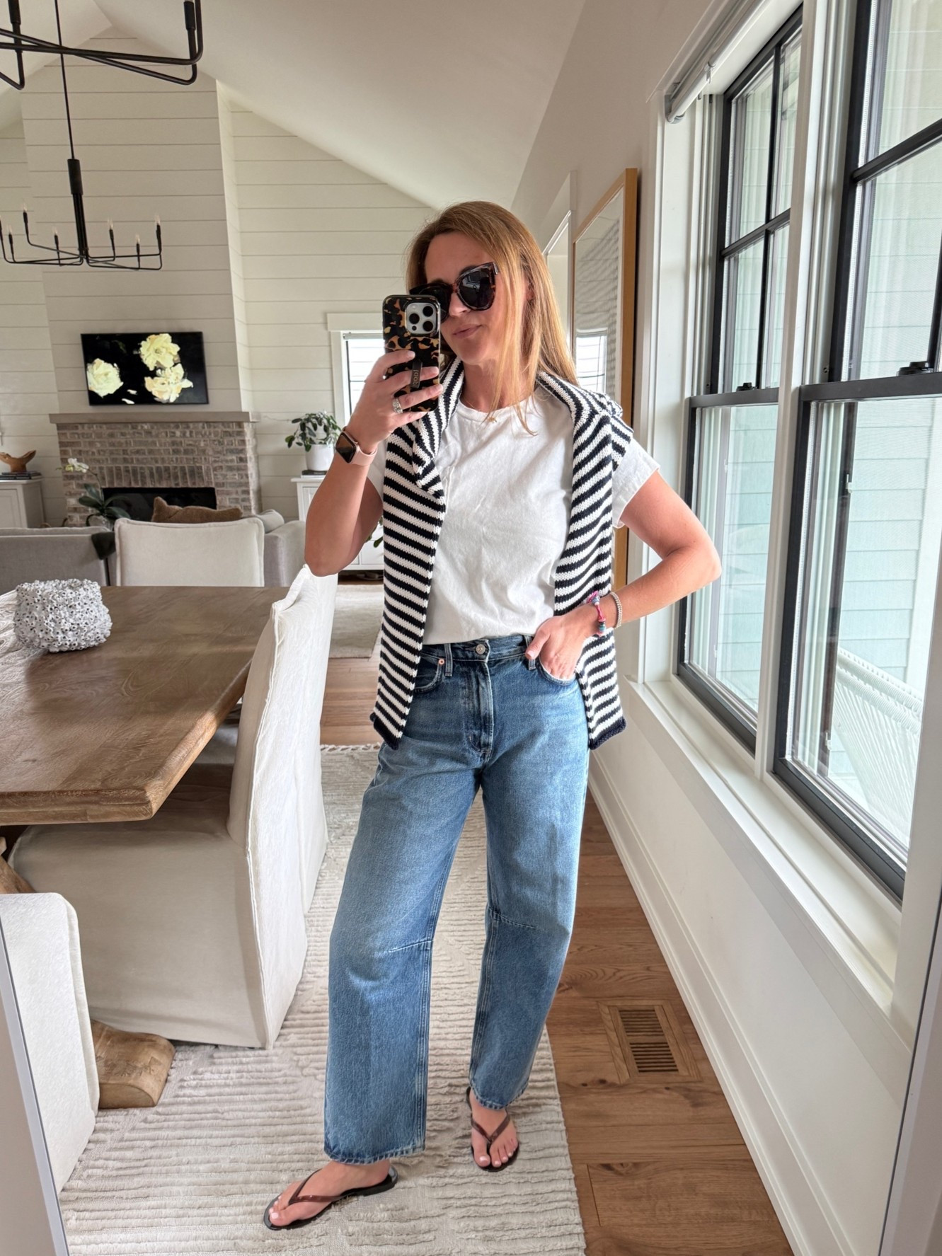 Tee size small
Sweater size small
Jeans run big, I went down a size to 24

#LTKdayinmylife #LTKgrwm #LTKootd