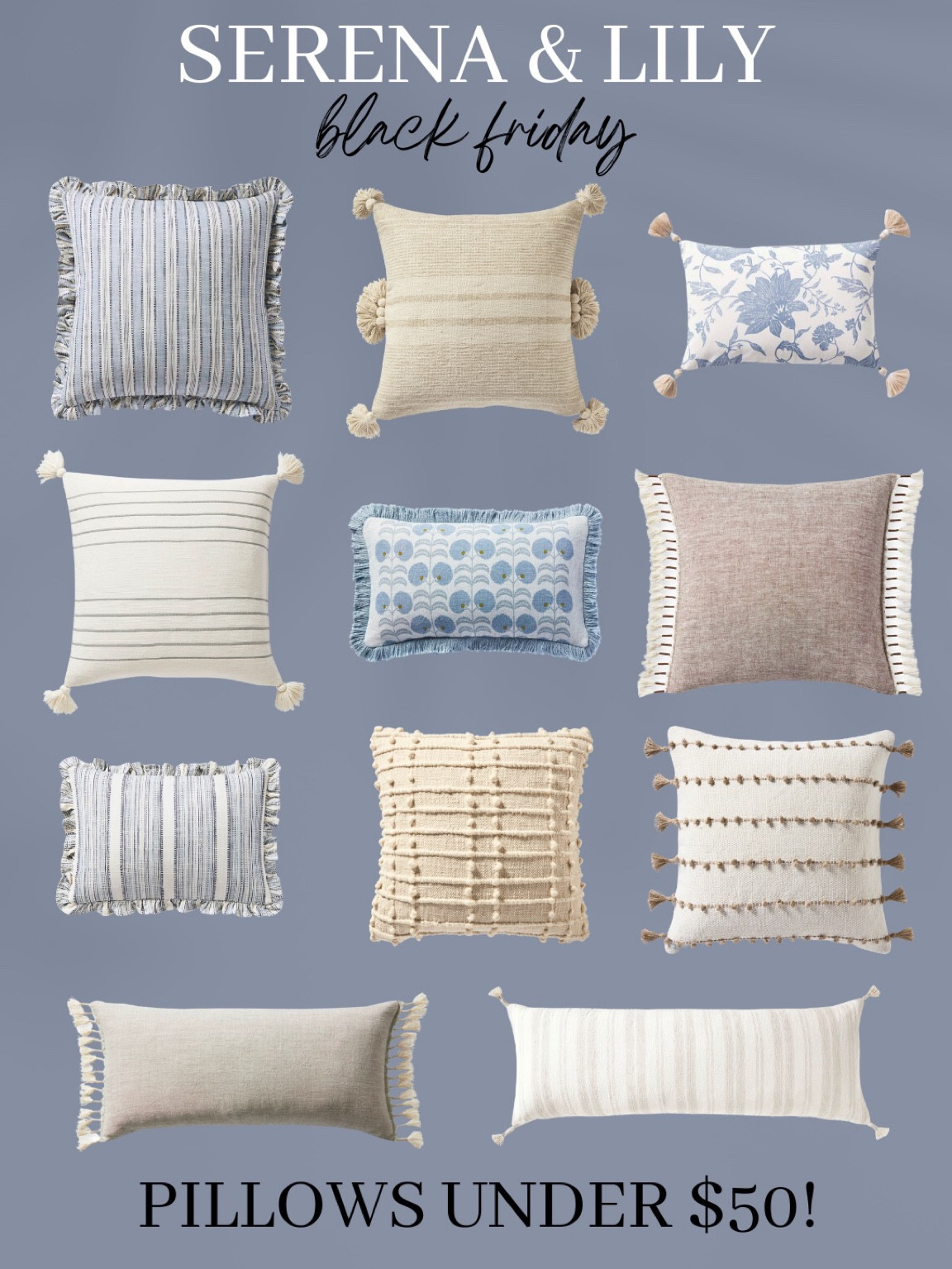 Serena and Lily sale, Black Friday deals, pillows covers, throw pillows 

#LTKsalealert #LTKhome #LTKCyberweek