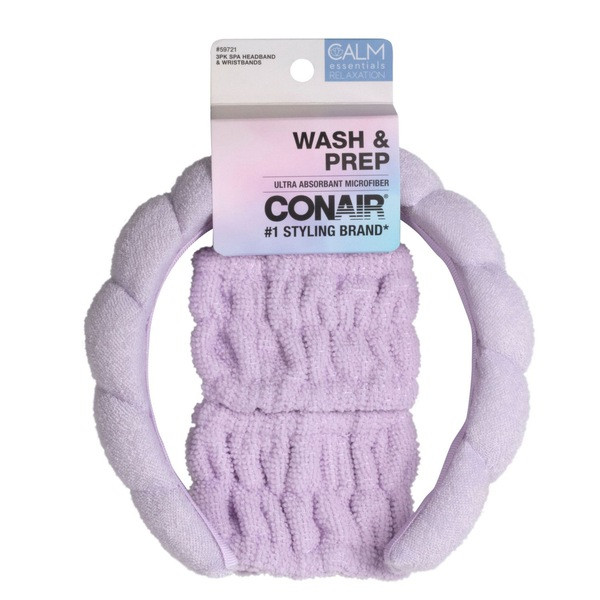 Scunci Spa Headband, Purple, 3 CT | CVS