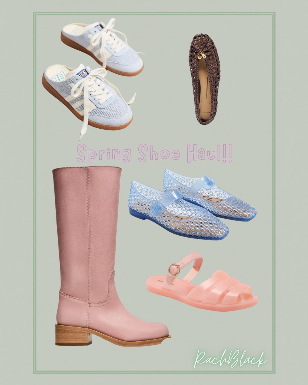 Spring shoe wish list !!! 

#pinkboots #robineggblue #jellysandals