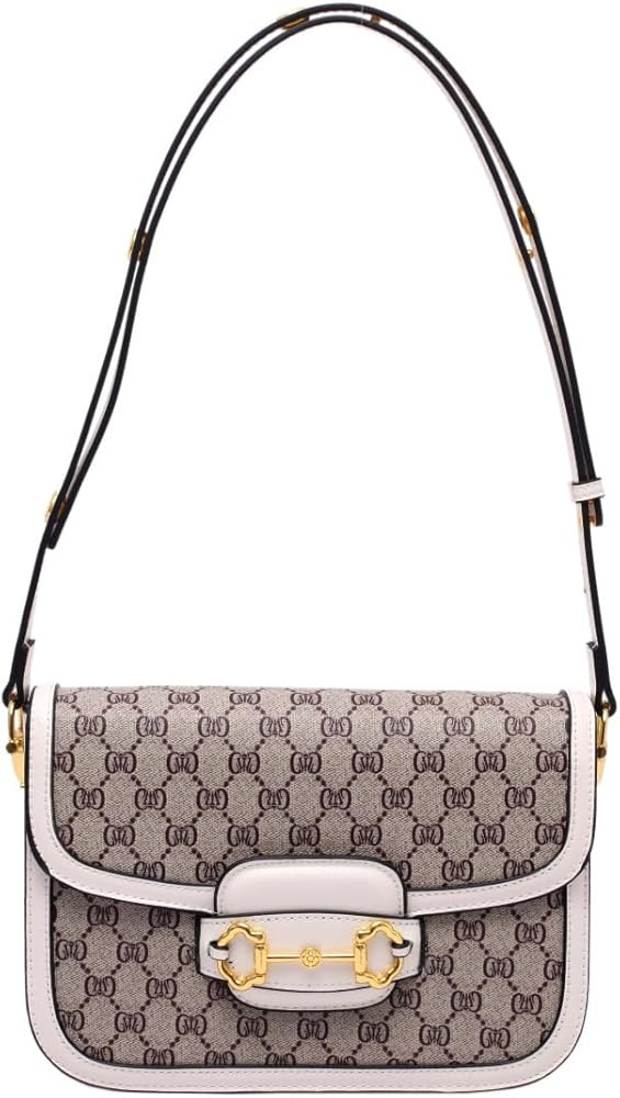 Women's Small Crossbody Bags with Golden Buckle Artificial Leather Purse Handbag in Fashionable D... | Amazon (US)