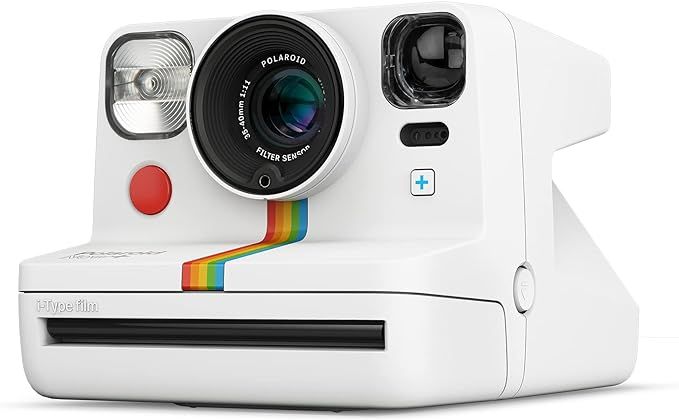 Amazon.com : Polaroid Now+ White (9062) - Bluetooth Connected I-Type Instant Film Camera with Bon... | Amazon (US)