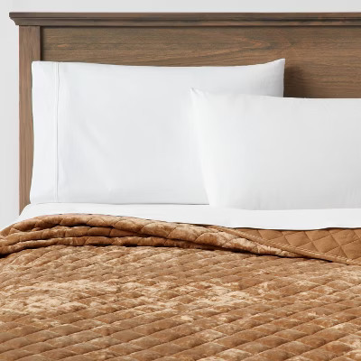 Velvet Diamond Stitch Quilt - Threshold™ | Target