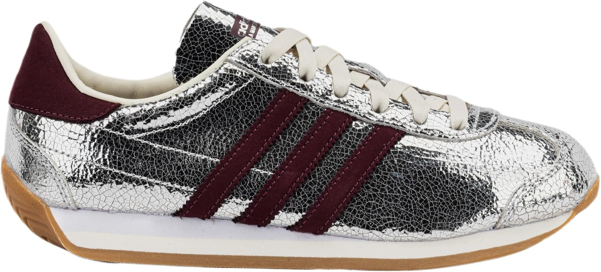 adidas Country OG Womens Lifestyle Shoes (Silver/White) | Amazon (US)