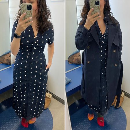 Old Navy try on session! Midi dress and this trench coat is amazing 

#LTKFind #LTKSeasonal
