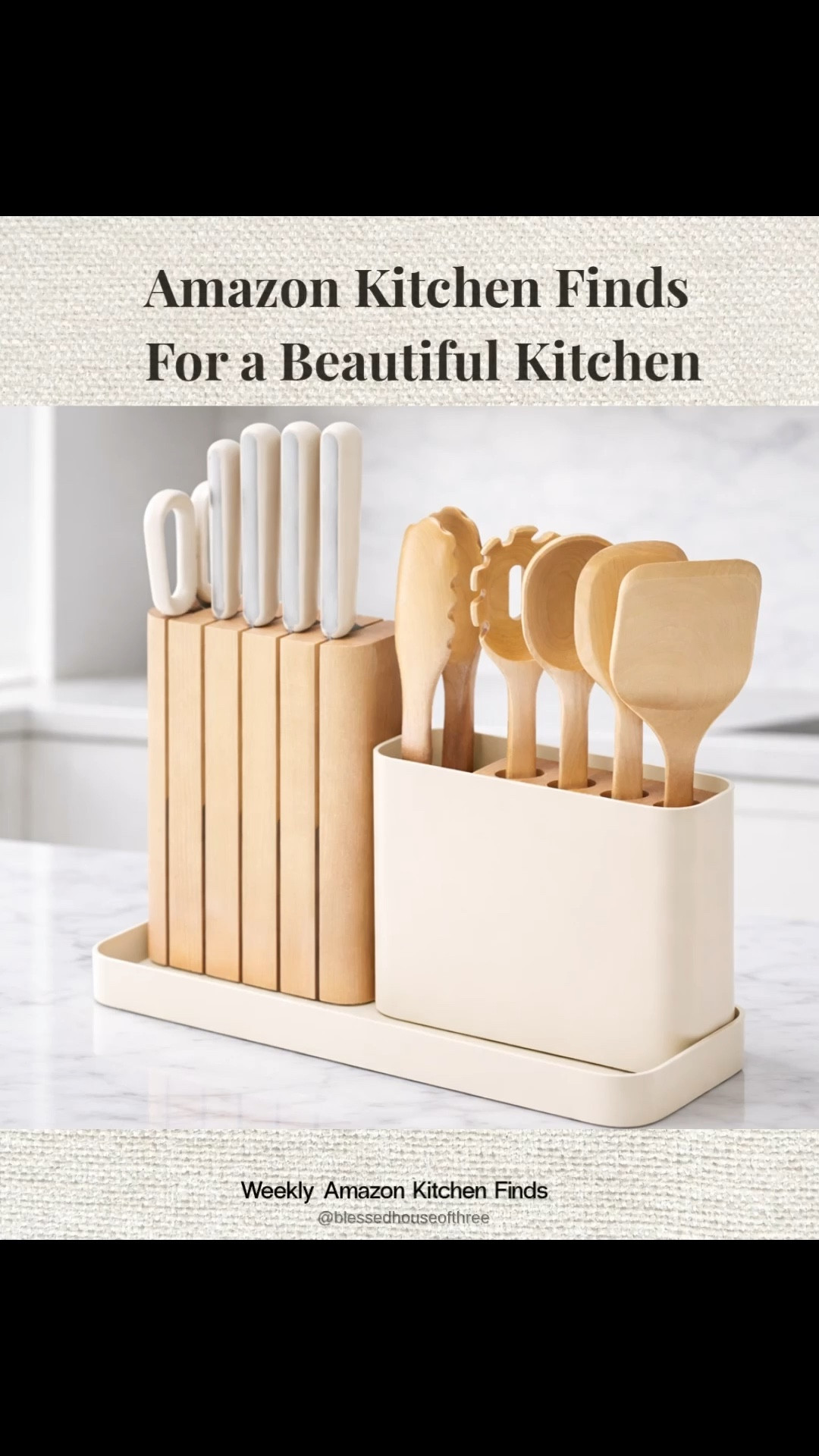 Amazon kitchen finds that instantly elevate your space 🤍 sharing my favorite neutral kitchen decor, aesthetic kitchen essentials, and functional pieces that make your kitchen feel styled and organized. From wooden utensils and scalloped trays to trending checkerboard cutting boards and everyday kitchen must-haves, these are perfect if you love a clean, minimal, high-end look for less. Everything is affordable and easy to mix into your current space whether you’re refreshing your kitchen for spring or just upgrading your everyday essentials. Follow me on LTK for daily home decor, Amazon finds, and kitchen styling ideas 🤍

#LTKHome #LTKSaleAlert