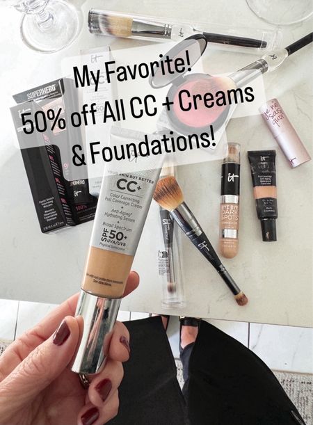 Sharing my personal favorite @itcosmetics for their Biggest Sale of the Year! Use code: THESPOILEDHOME35 to save on some of my beauty favorites that are not already 50% off! LAST DAY FREE GIFT on orders $85+ (while supplies last). #ITCosmeticsPartner
I wear the color medium in the foundation and in the Bye Bye Undereye. 

Follow my shop @thespoiledhome on the @shop.LTK app to shop this post and get my exclusive app-only content!

#liketkit 
@shop.ltk
https://liketk.it/4o9BJ

#LTKover40 #LTKsalealert #LTKbeauty