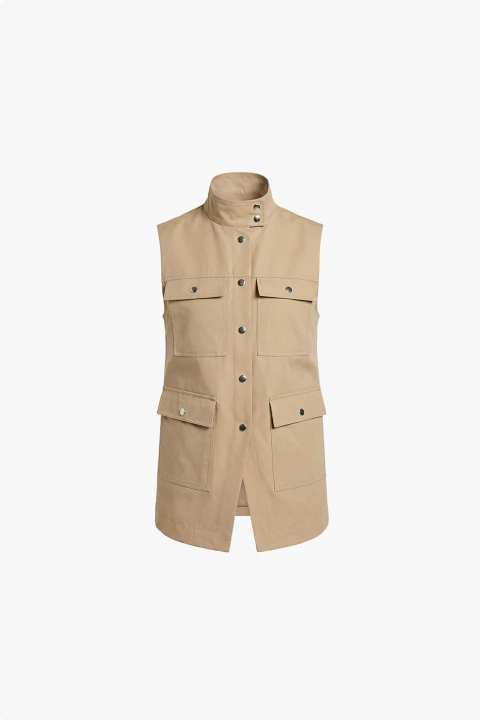 ALIGNE Sleeveless Funnel Gilet - Camel | Brody | ALIGNE USA