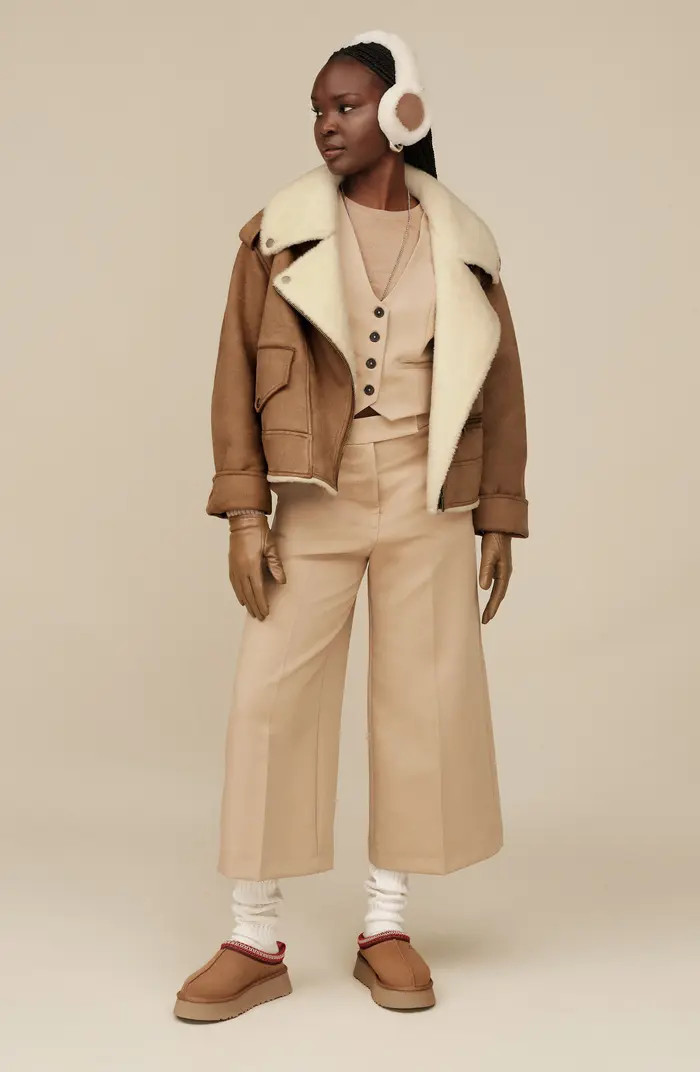 Tazz II Genuine Shearling Lined Platform Slipper (Women) | Nordstrom