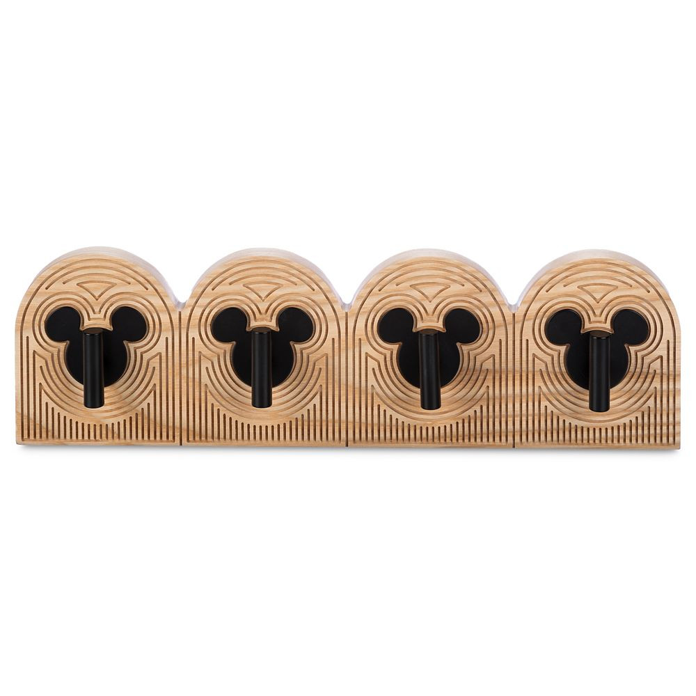 Mickey Mouse Icon Wood Hook Rack – Mickey Mouse Home Collection | Disney Store