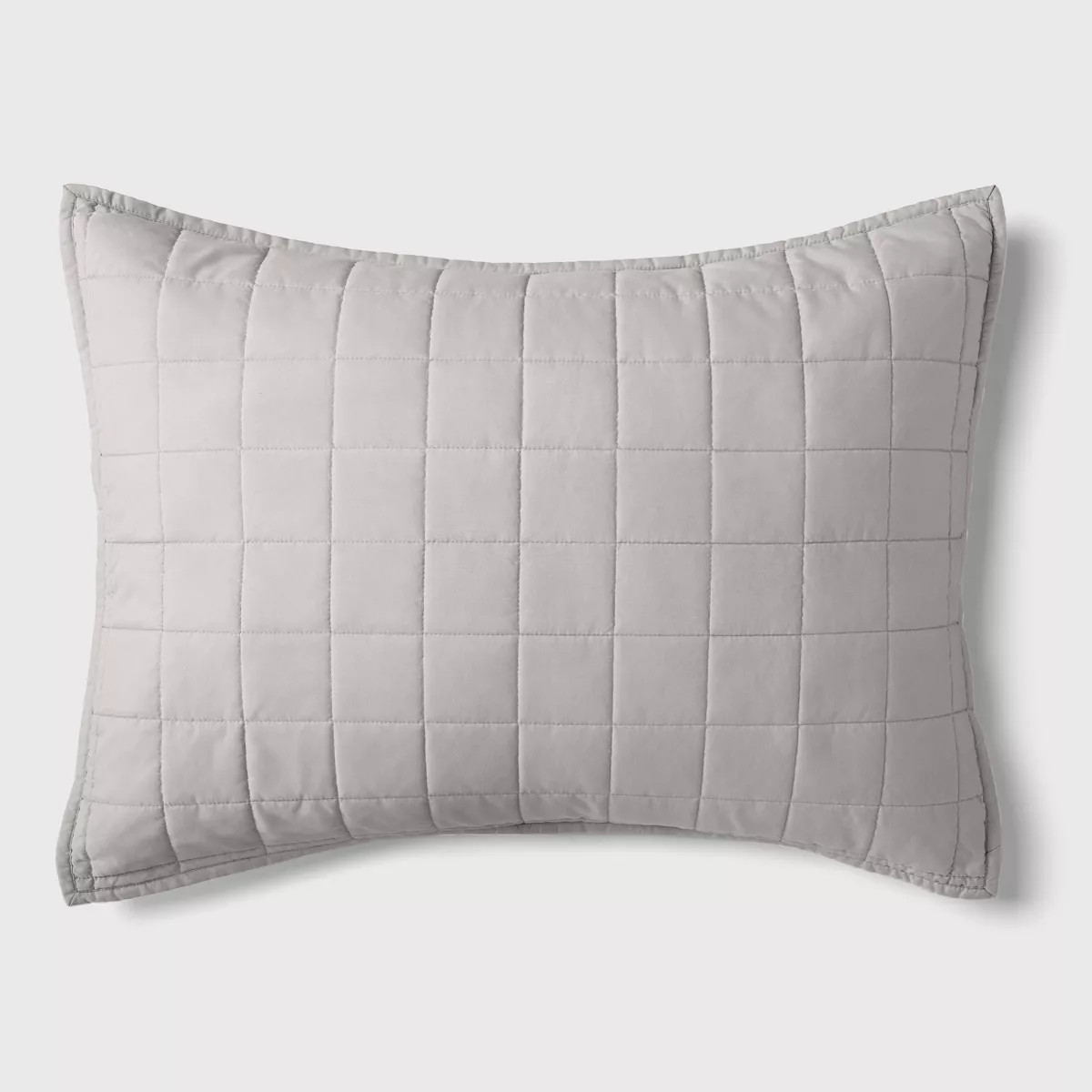 Box Stitch Microfiber Kids' Sham - Pillowfort™ | Target