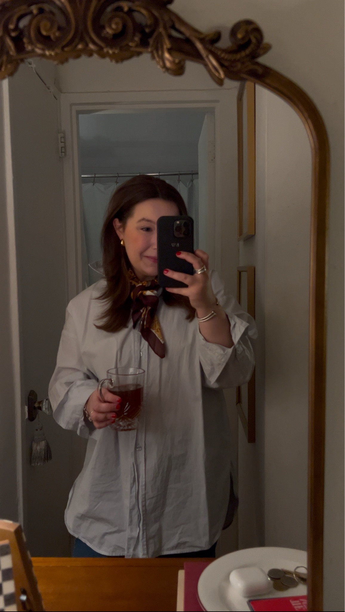 Montage of favorite neck scarves! Mango at the top of the list! 🧣✨ 