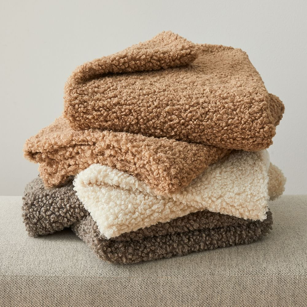 Cozy Faux Shearling Throw | West Elm (US)