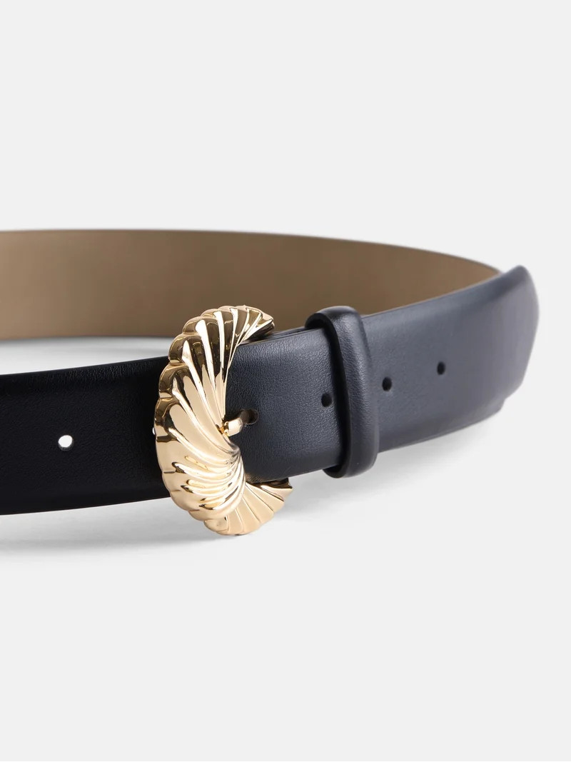 Devil Wears Prada Scoop Collection Women's Ornate Buckle Belt, Black, Sizes S-3XL | Walmart (US)