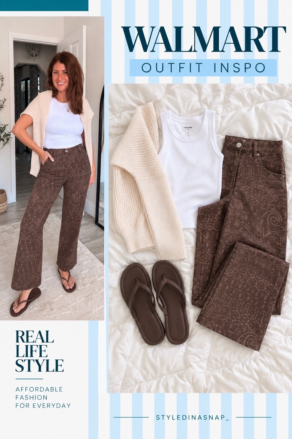 ✨❤️￼ Our favorite Paisley, print cargo wide leg pans from Walmart are back in stock! ￼

#LTKSeasonal #LTKOver40 #LTKootd