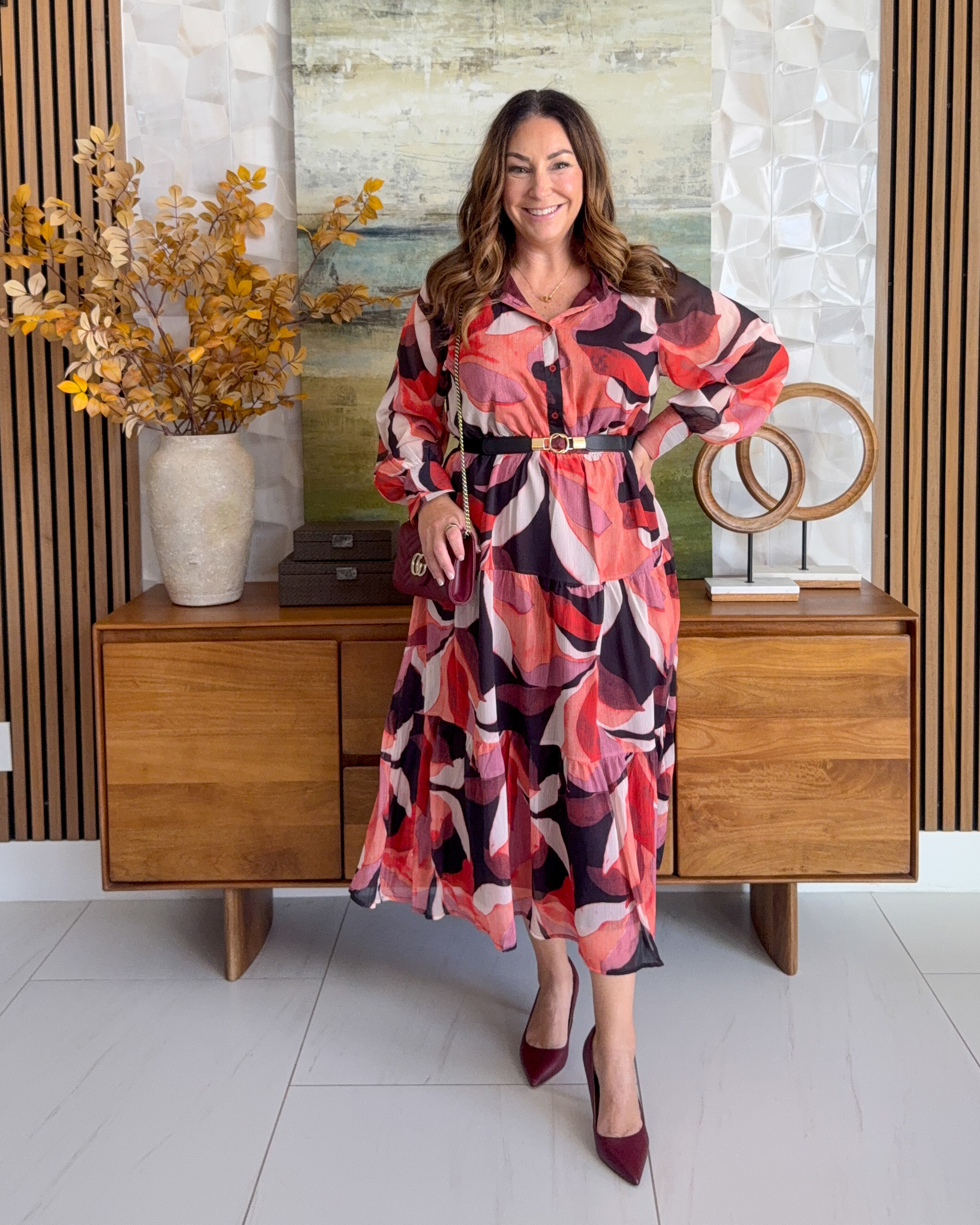 If you’re not quite ready for head-to-toe brown, this is your fall color palette. 😂 Love all these rich pink, burgundy and coral tones! Wearing tts, L

#LTKSeasonal #LTKOver40 #LTKMidsize
