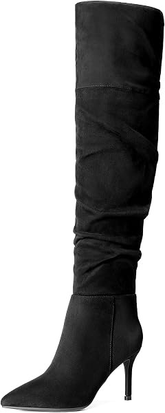 DREAM PAIRS Women High Stilettos Heels Over The Knee Boots | Amazon (US)