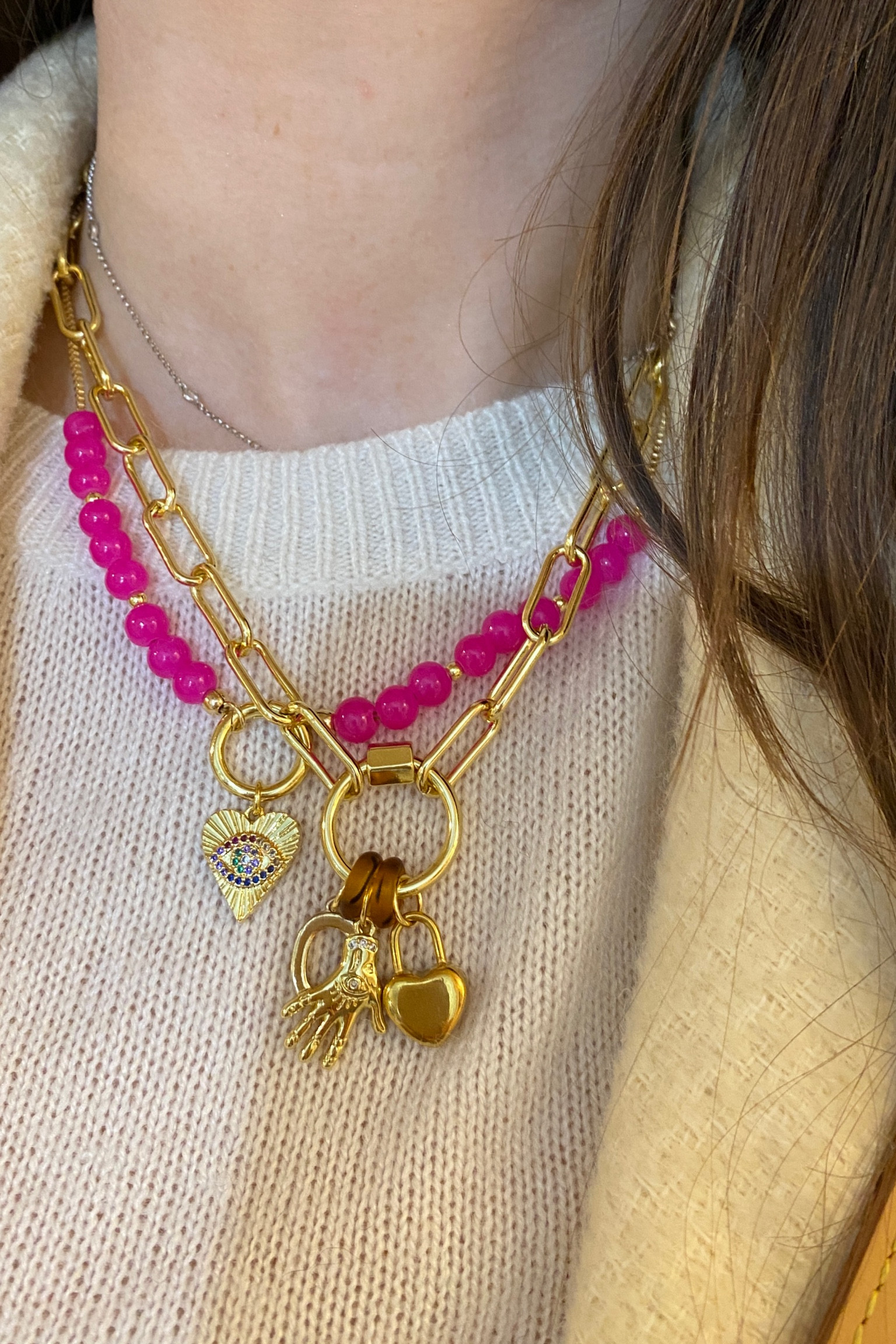 Loving my personalized charm necklaces from Etsy. Would make the best gift for any jewelry lover. Or would be perfect for an in law, besties or teenager gift. Can personalize the chain and the charms. 

Under $40!! 

Charm necklaces, gold jewelry, beaded necklace, teen gift idea, gifts for her, personalized gift, Etsy 

#LTKGiftGuide #LTKSaleAlert #LTKFindsUnder50