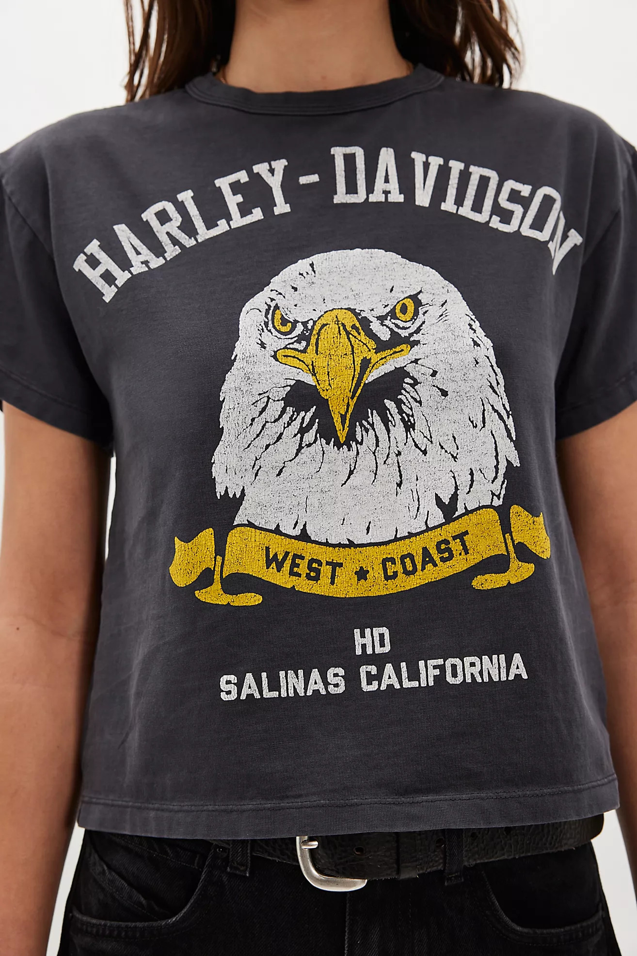 The Bureau Harley Davidson Eagle Baby Tee | Free People (Global - UK&FR Excluded)