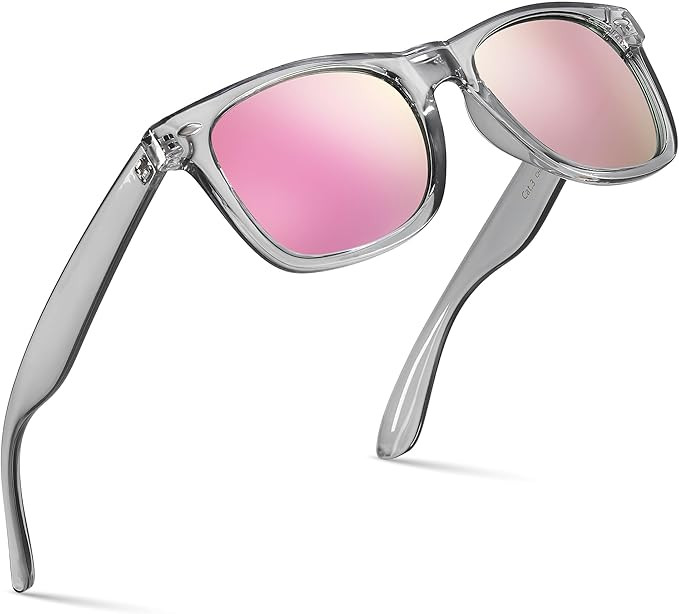 Retro Rewind Translucent Frame Colorful Neon 80s Mirrored Sunglasses for Men Women | Amazon (US)