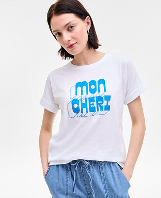 Women's Cuffed Dolman-Sleeve Mon Cheri T-Shirt, Exclusively at Macy's | Macy's