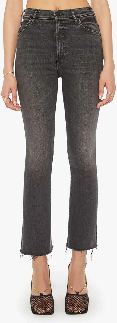 MOTHER The Hustler High Waist Fray Hem Ankle Bootcut Jeans | Nordstrom | Nordstrom