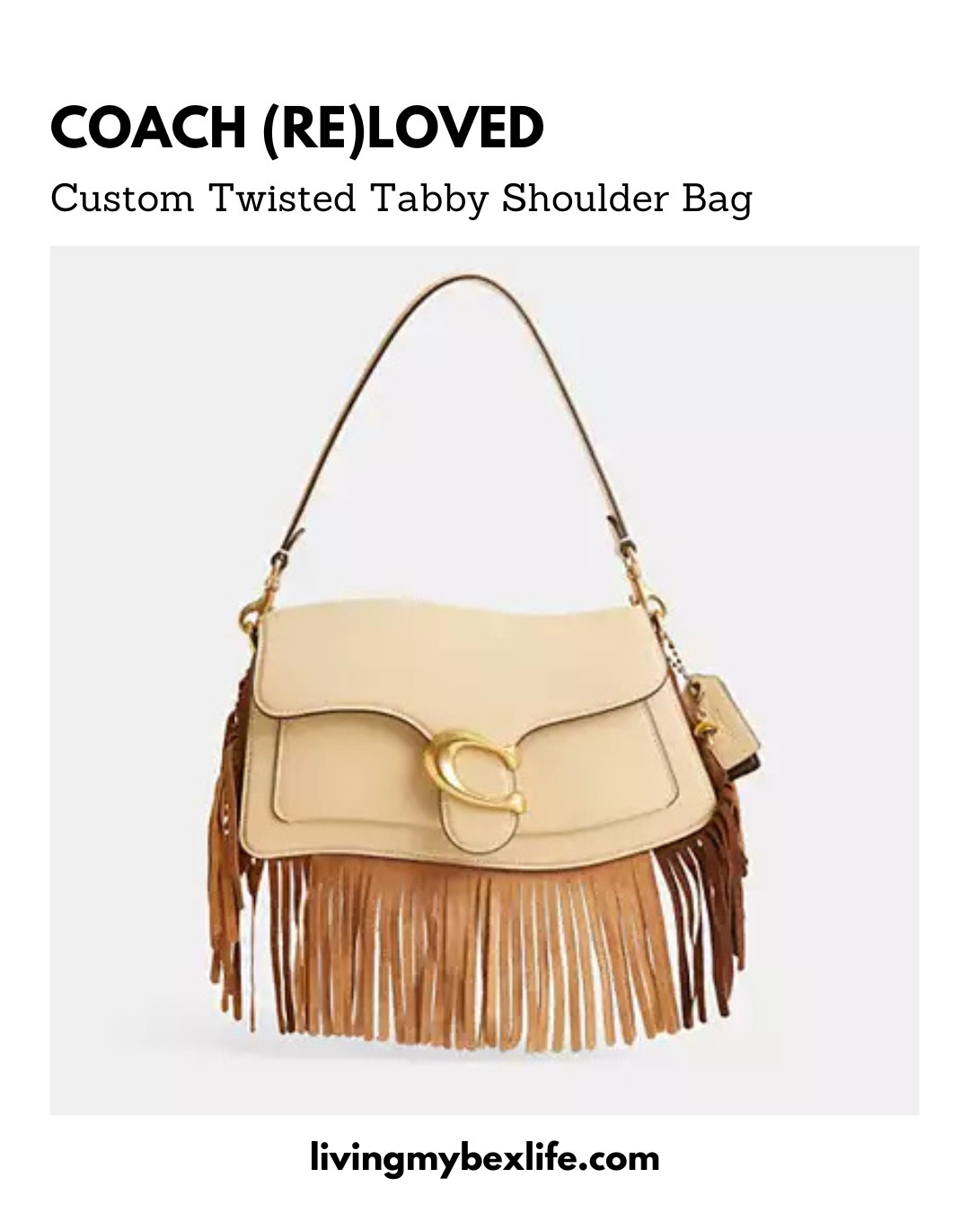 Coach (Re)Loved Custom Twisted Tabby Shoulder Bag | one of a kind bag, ooak, luxury handbag 

 #LTKgrwm #LTKootd #LTKU