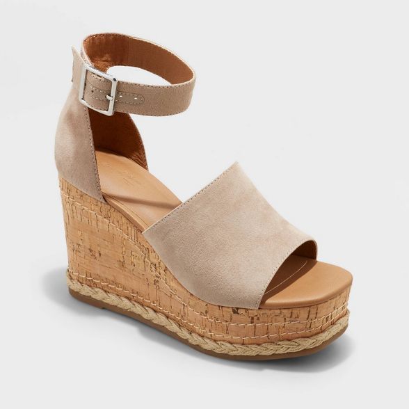 Target/Shoes/Women's Shoes/Sandals/Wedge Sandals‎Women's Julianna Cork Wedge Heels - Universal ... | Target