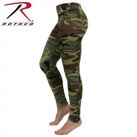 Rothco 15774 Women Woodland Camo Performance Workout Leggings - Extra Large | Walmart (US)