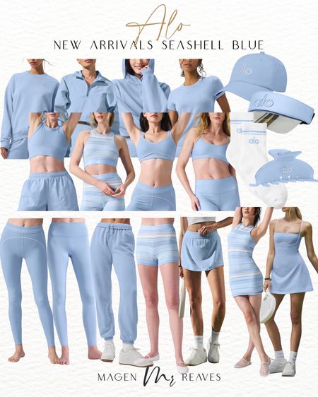 Alo new arrivals - workout wear - seashell blue

#LTKSeasonal #LTKStyleTip
