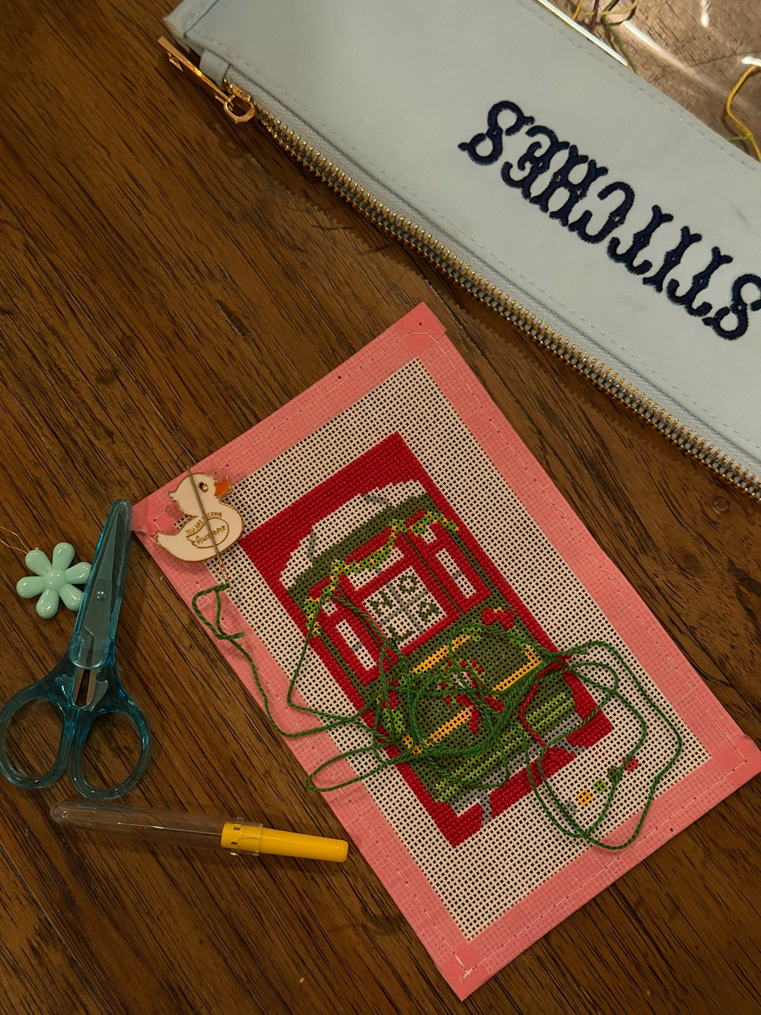 Linking some fun needlepoint prints below! 😊