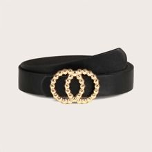 Double Circle Buckle Belt | SHEIN