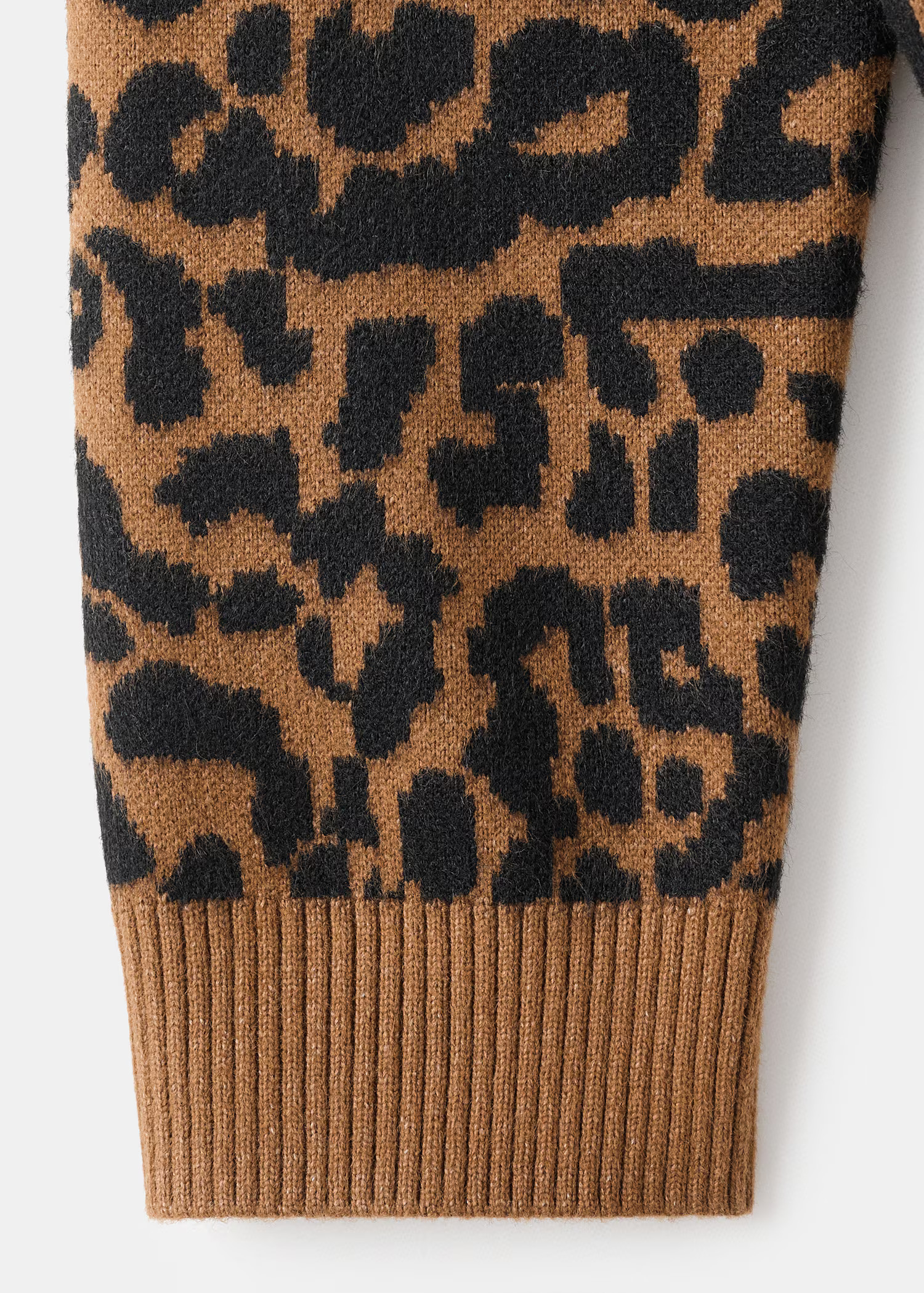 Leopard-print knitted sweater | Mango (US/MX/AU)