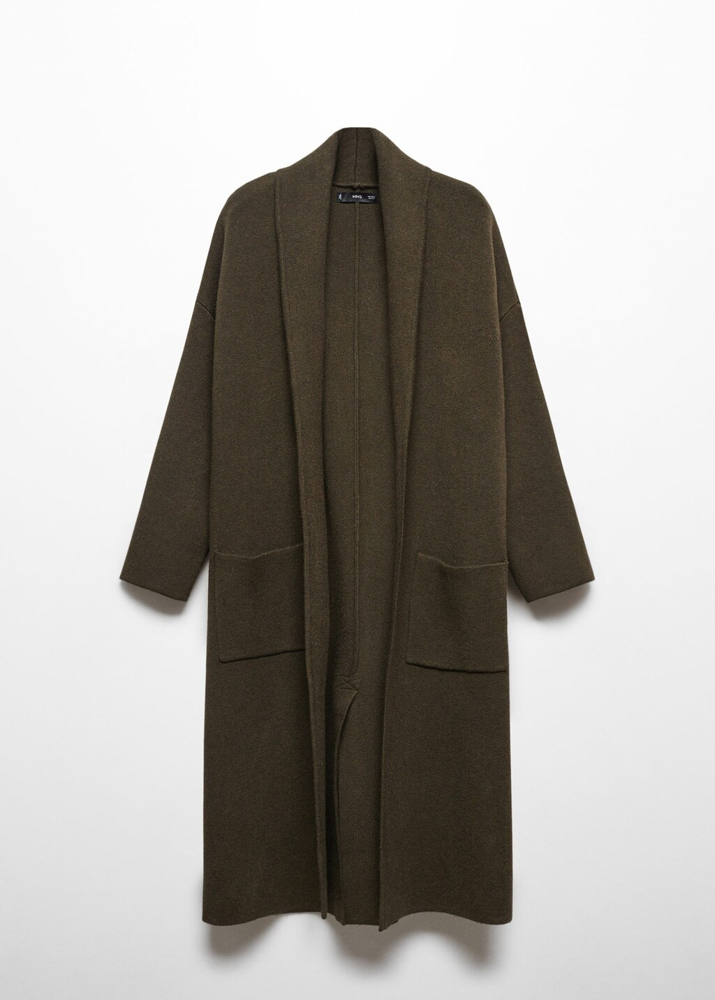 Oversized knitted coat with pockets -  Women | Mango USA | MANGO (US)