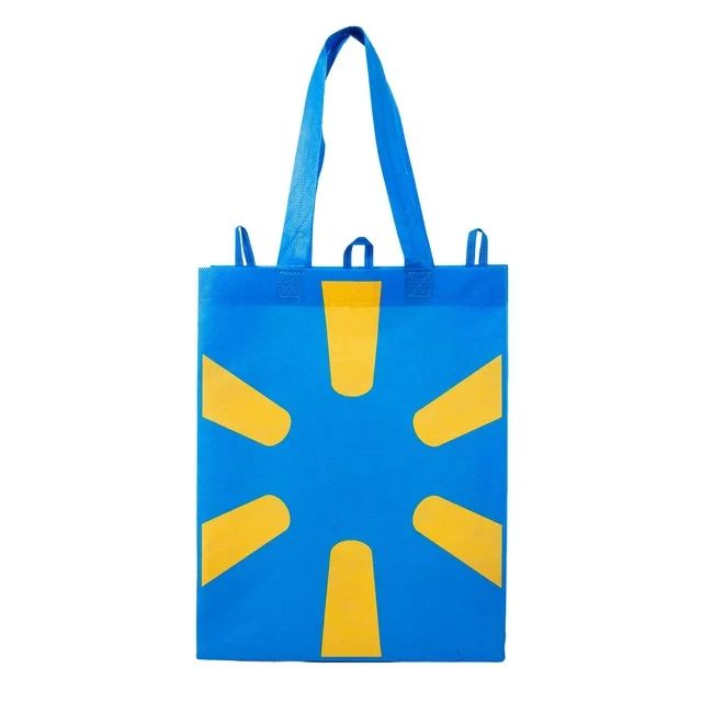 Blue Reusable Shoppping Bag - Walmart.com | Walmart (US)