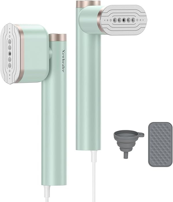 Newbealer Steamer for Clothes, 1200W Portable Steam Iron, 2 Steam Levels, Horizontal and Vertical... | Amazon (US)