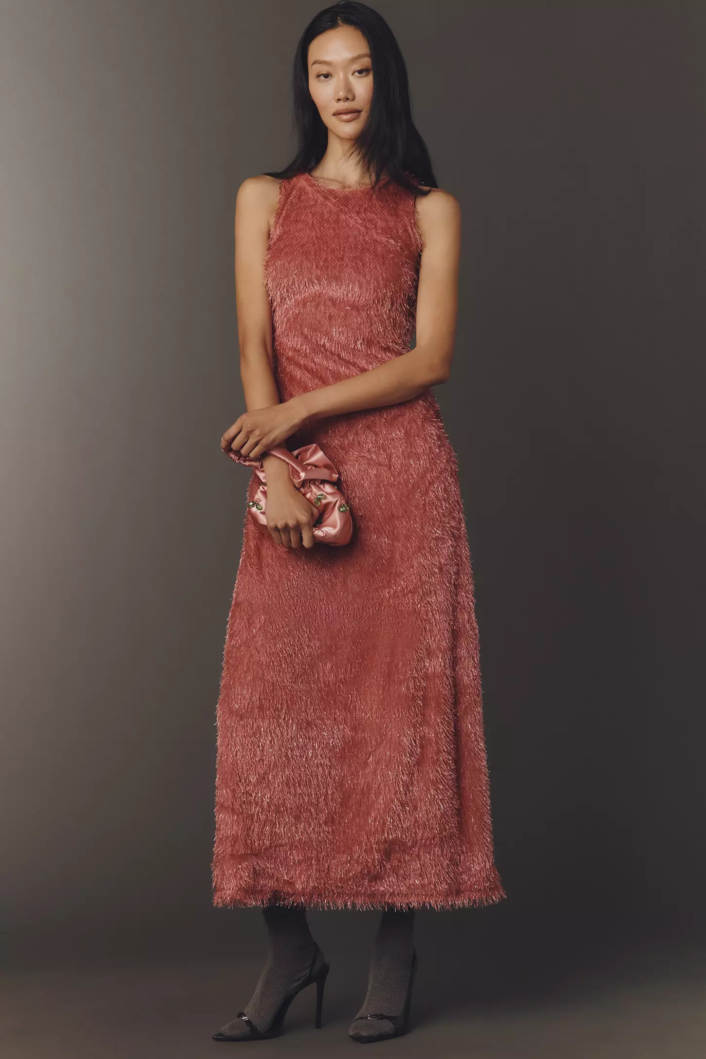 Hutch Sleeveless Fringe Maxi Dress | Anthropologie (US)